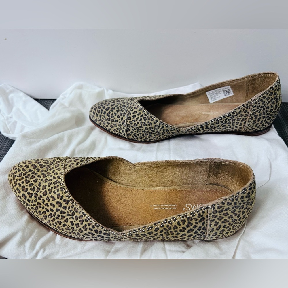 Toms Leopard Print Flats